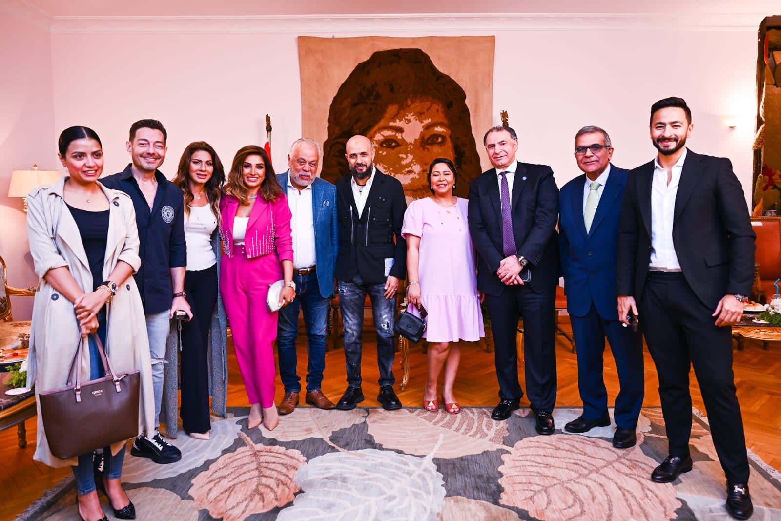 حفل تخرج طلاب جامعة مصر بحضور نجوم الفن